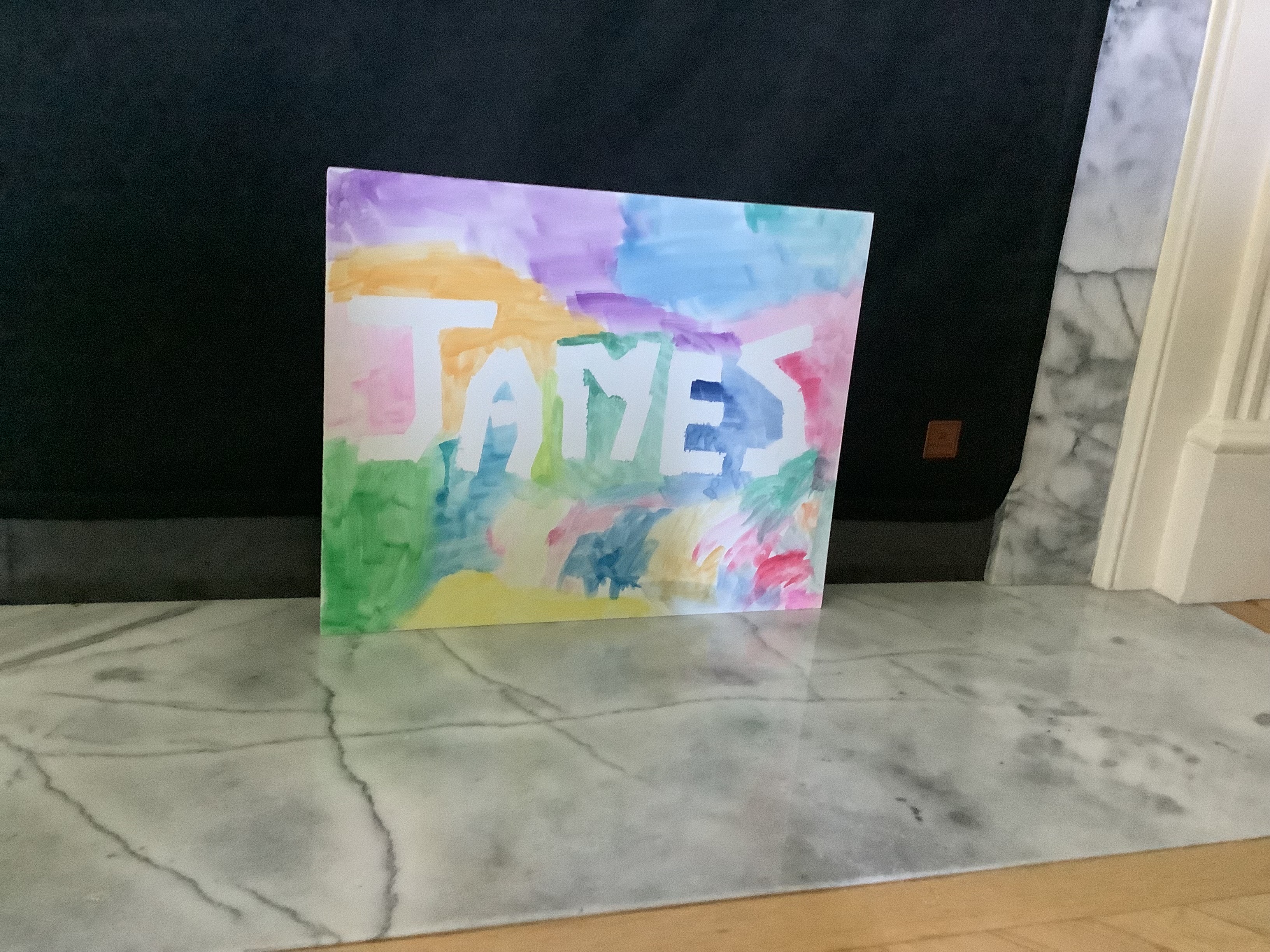 My brother‘s name is James and this is a picture that that says his name!