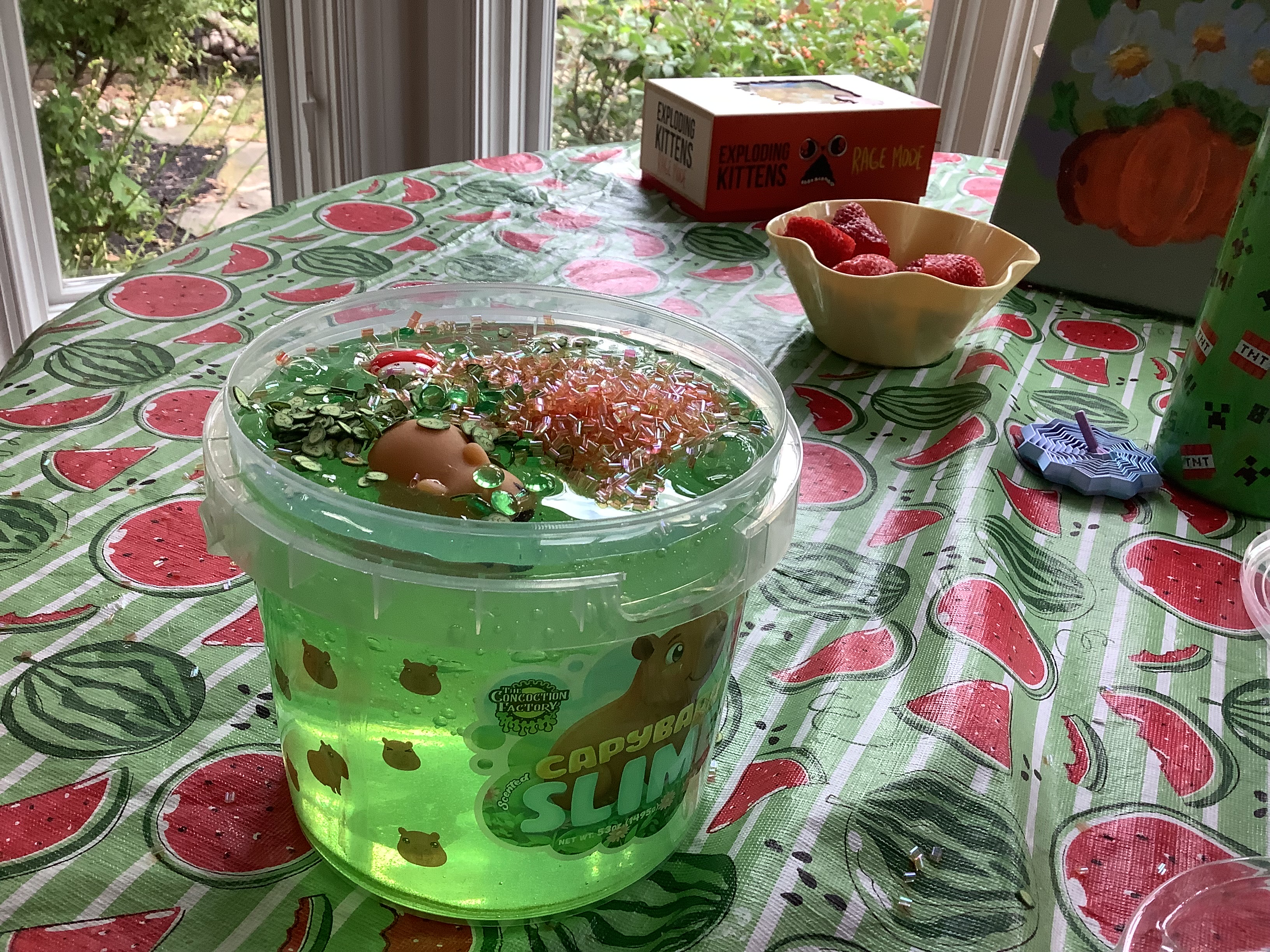 It’s before I mix the slime