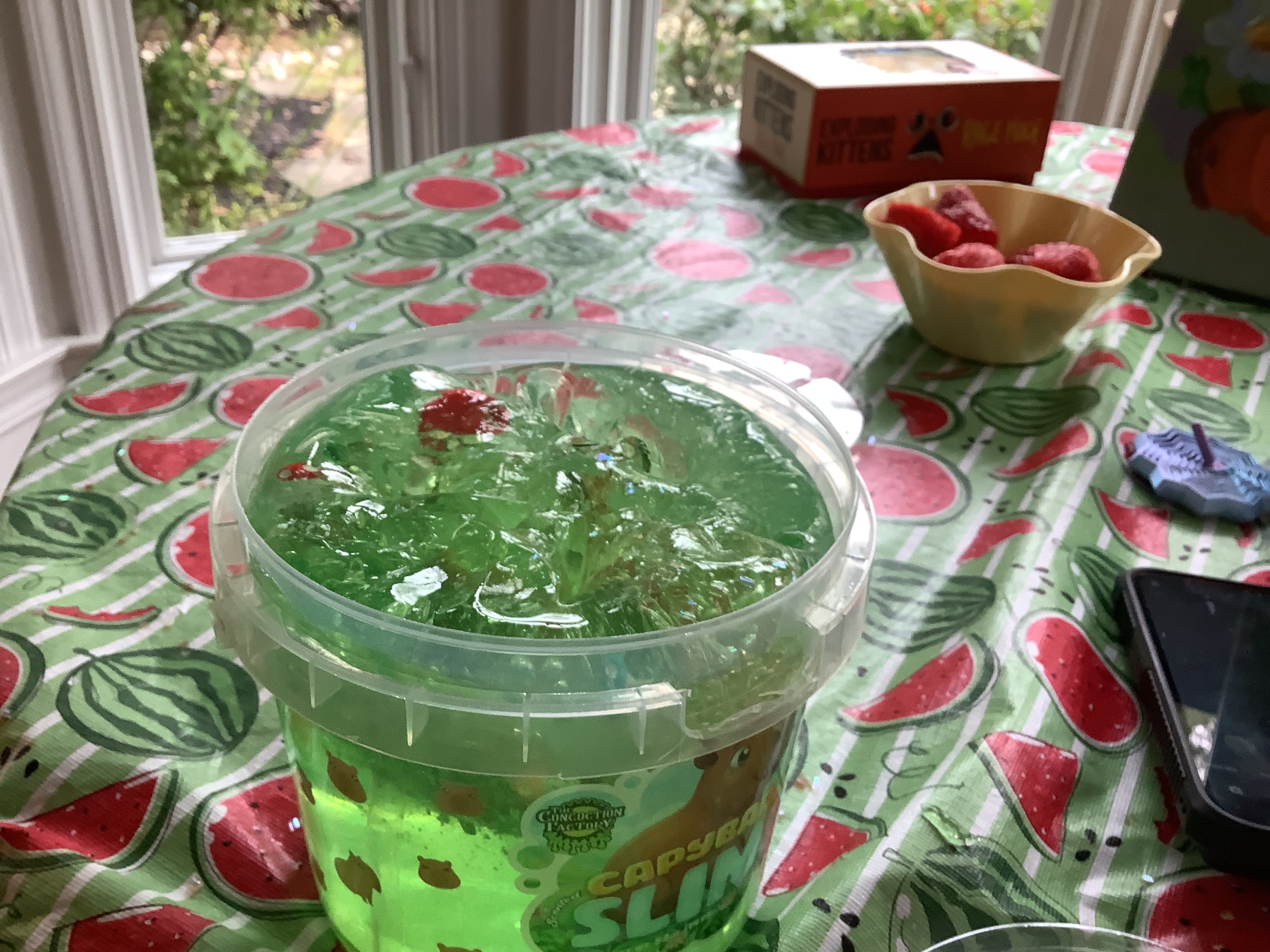 This is after I make the slime